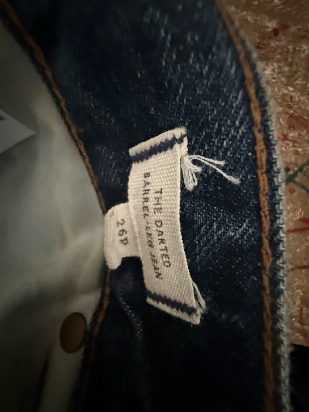 Madewell Darted Barrel-Leg Jeans in Danver Wash – Size 26P – Like New - Picture 9 of 12